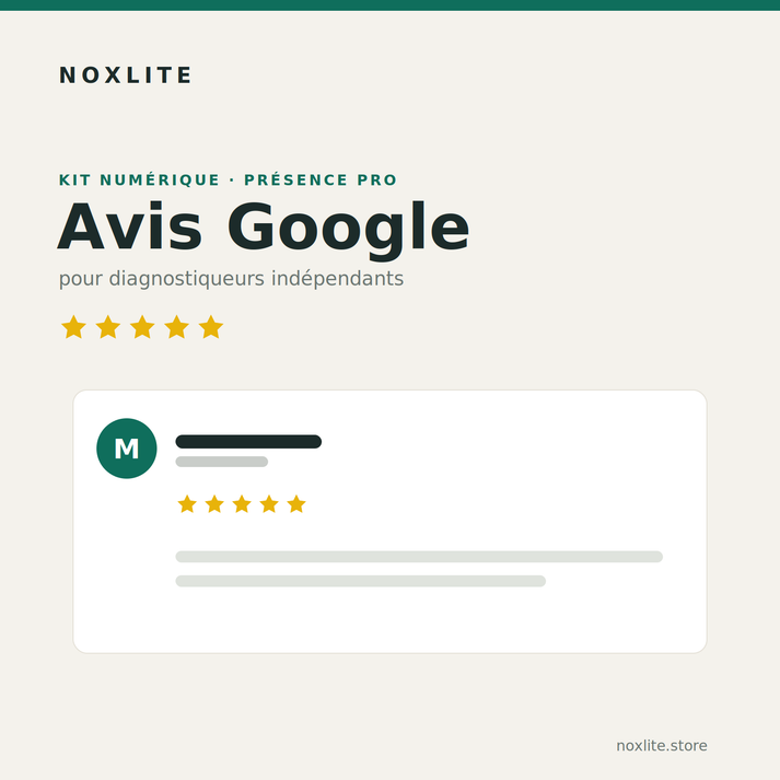 Kit Avis Google — Noxlite